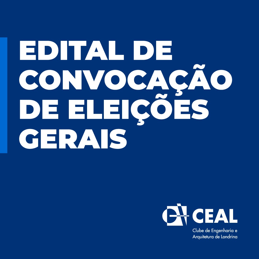 Eleições Gerais no CEAL no dia 15 de outubro 